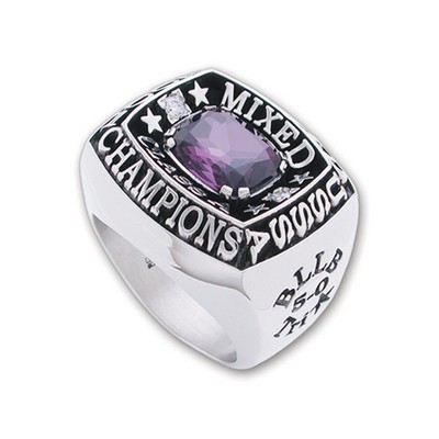 Championship Series Men's Collegiate Ring w/11x9 Center Stone