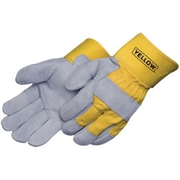 Gray Select Split Cowhide Work Gloves