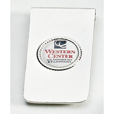 Rectangle Money Clip w/ Photo Emblem Insert