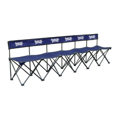 6 Person Sport Bench w/ Back