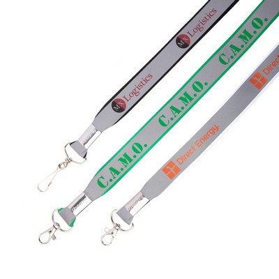 1" Reflective Lanyard