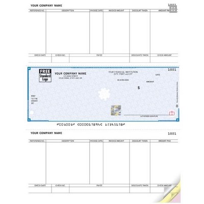 High Security Laser OCR Accounts Payable Check (2 Part)