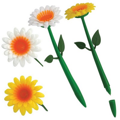 Plastic Flower Pen