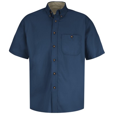 Red Kap™ Short Sleeve Contrast Dress Shirt