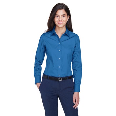 Devon and Jones Ladies' Crown Collection® Solid Oxford Woven Shirt