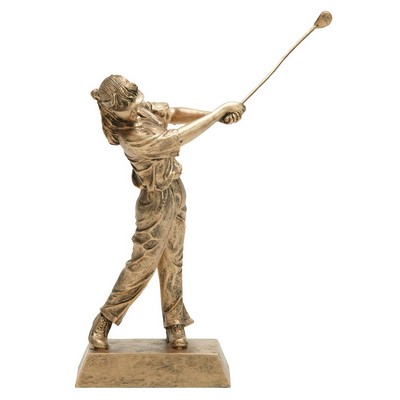 Golfing, Female - Signature Figurines -3-7/8" x 1"