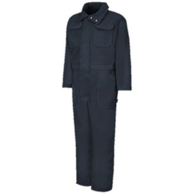 Red Kap™ Insulated Blended Duck Coverall - Navy Blue Duck