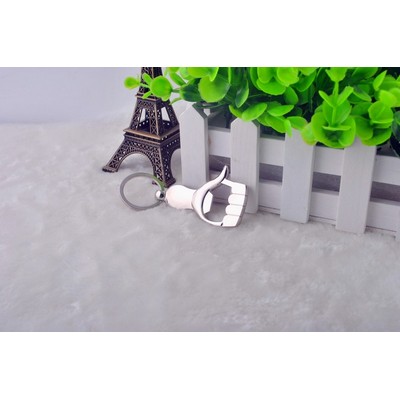 Punch Shaped Opener Key Chain