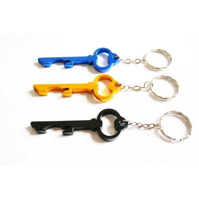 Creative Design Key-Shaped Bottle Opener w/Key Chain