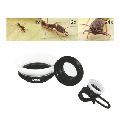 2-In-1 Macro Phone Lens W/Clip For Mobile