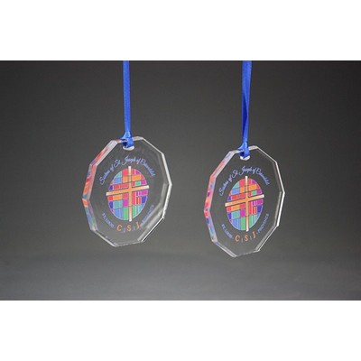 3.5" - Customizable Clear Acrylic Ornaments