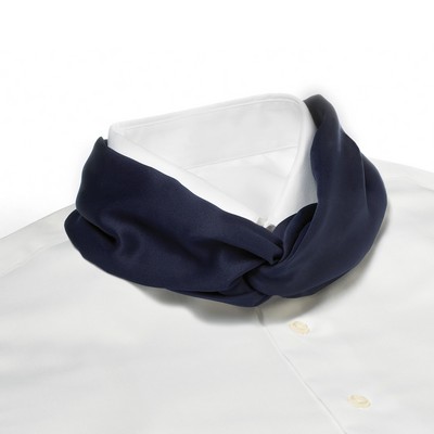 Navy Knot Scarf