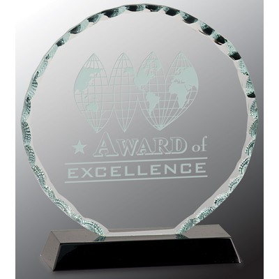 Round Facet Glass Award