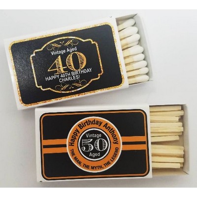 Personalized Matchbox - Custom branded with your image, text and colors