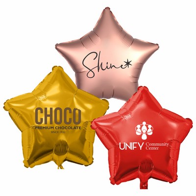 17" Star Helium Saver XtraLife® Foil Balloons