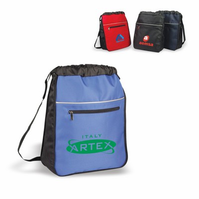 Expandable Drawstring Backpack