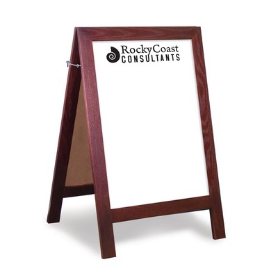 Countertop A-Frame Wet-Erase Board - 11"W x 17"H