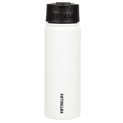 20oz Winter White Bottle with Flip Lid