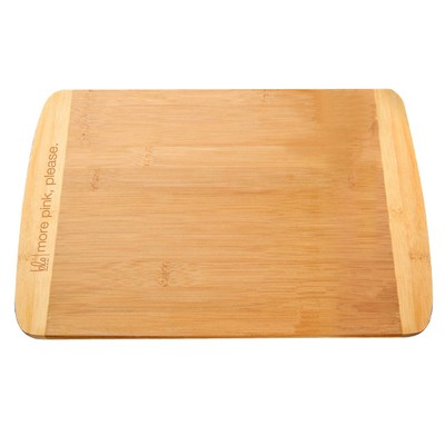 Large Two-Tone Bamboo Cutting Board