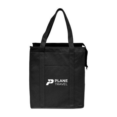 Stay Cool Non-Woven Insulated Tote Bag (1 Color Imprint)