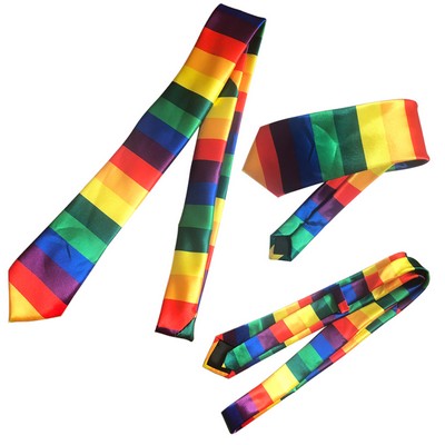 Sublimation Rainbow Pride Neckties