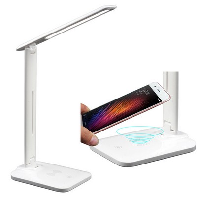 5W Stepless Dimmable Office Lamp w/Wireless Charging