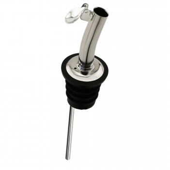 Stainless Steel Jet Bar Pourer w/Self-Closing Lid