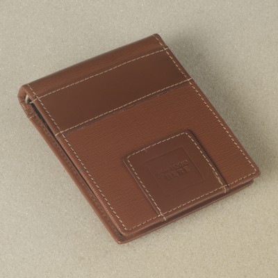 Horizontal Leather Pocket Jotter (4.72"x3.54")