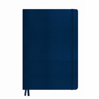 A5 Medium Softcover Notebook - Navy Blue, Dotted Pages