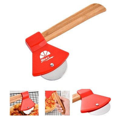 Pizza Cutters With Bamboo Handles