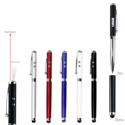 Detachable Stylus 4 In 1 Metal Pen