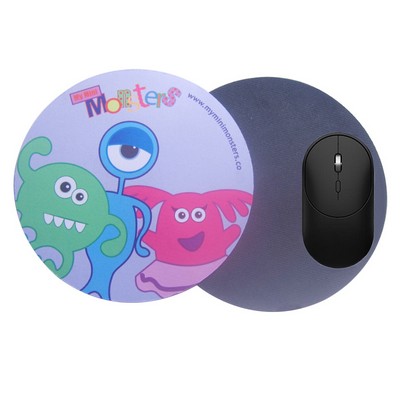 Dye Sublimated Computer Mouse Pad - 5'' Dia