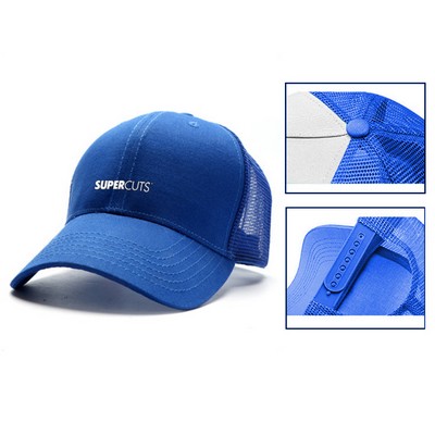 Baseball Cap With Mesh