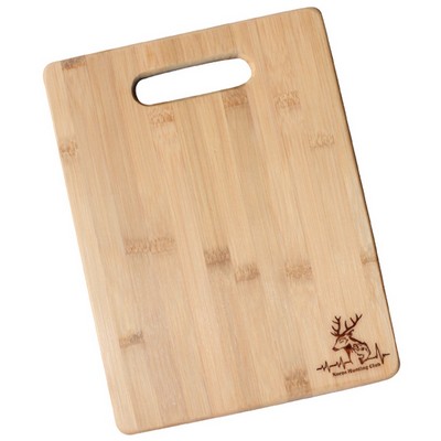 13 1/2" x 10 7/8" Bamboo Hen Shaped Cutting Board