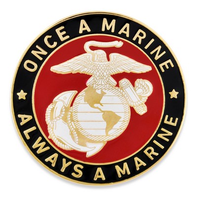 Officially Licensed U.S.M.C. Once A Marine Pin