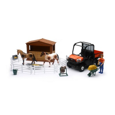 1:18 Scale Kubota® RTV W/ Horses Set