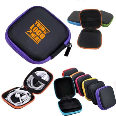 Charger data cable earphone storage box