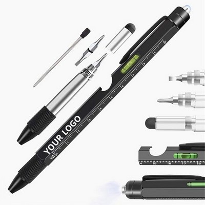 9 In 1 Multi Function Tool Stylus Ballpoint Pen