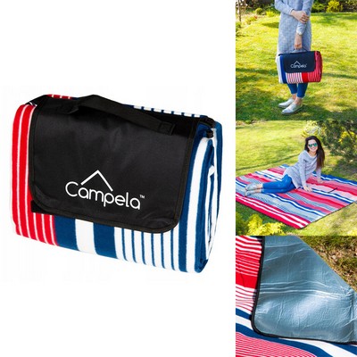 79" x 79" Outdoor Waterproof Foldable Blanket Picnic Mat