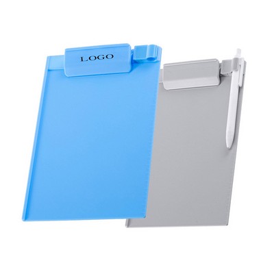 Plastic Clipboard with Pen Clip - A4 Size