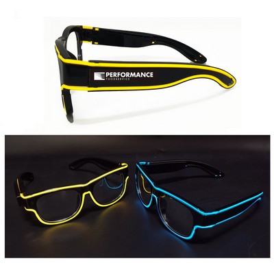 Wireless Chargeable EL Glasses