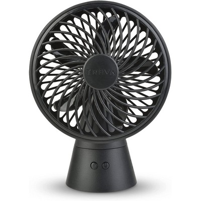 Treva 5 Inch Rechargeable Oscillating Fan-Blk