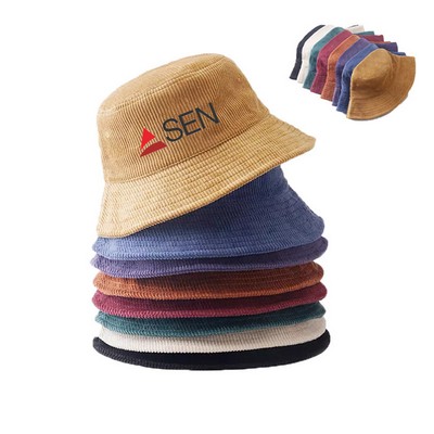 Corduroy Fisherman Bucket Hat