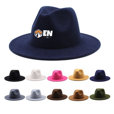 Classic Wool Fedora Hat