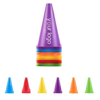 Sports Training 9 Inch Plastic Agility Marker Cone