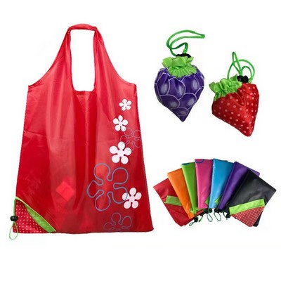 Folding Fruit Styling Drawstring Storage Tote Bag