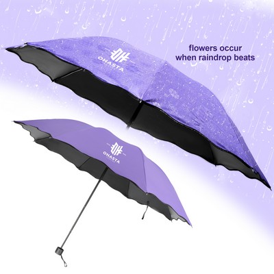 42'' Arc Image Changing Portable Folding Umbrella