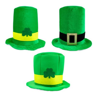 Green Velvet Stovepipe Hat