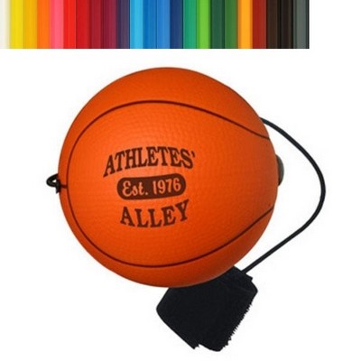 Basketball Shape Stress Ball Yo-Yo