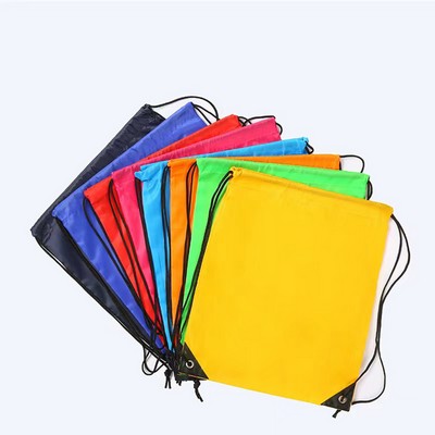 Drawstring Nylon Bag Gym Traveling